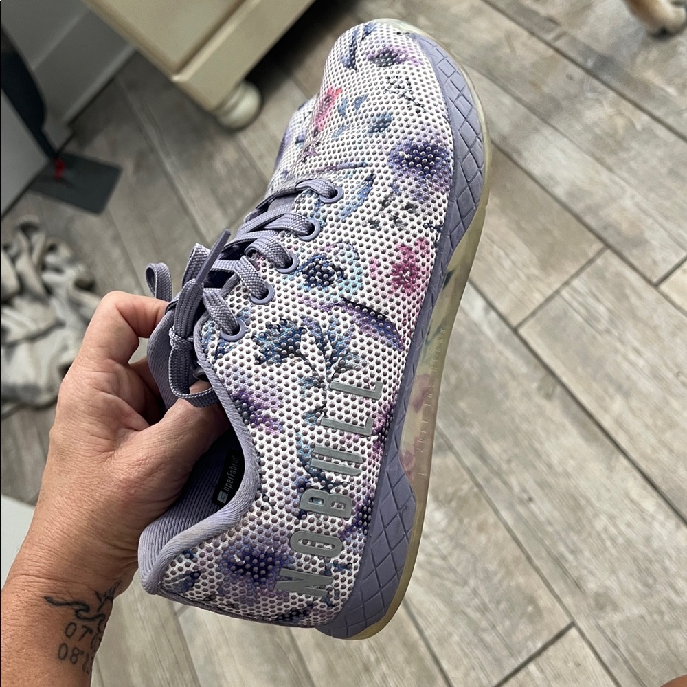 Floral Patterned Sneakers No Bull women’s size 9